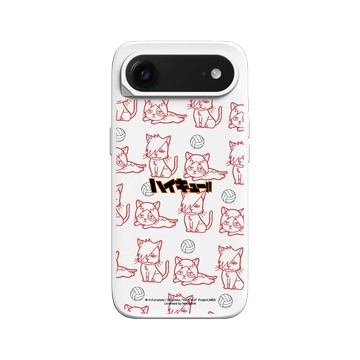 iPhone Air SolidX 白 - 排球少年 Haikyu!! - 線稿風格 - 研磨&黑尾 01
