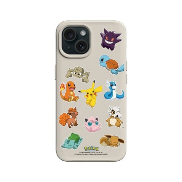 iPhone 15 SolidX 貝殼灰 - 寶可夢 Pokemon - Sticker-去吧寶可夢