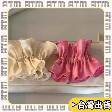 🔥臺灣出貨🔥可開發票✅輕飾時光  fever同款HAI小衆設計雙層仿真絲髮圈高級感大腸圈發繩髮飾