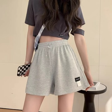 【飯團】女生短褲 運動短褲女 a字短褲 熱褲 格子短褲 5分褲 5分褲女 韓版短 超短褲 女生寬褲 排扣短褲  高腰皮褲