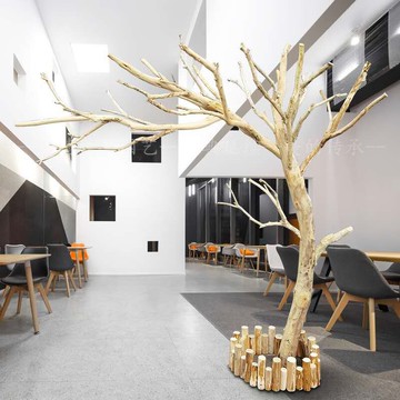 仿真假枯樹枝杈大型真樹干貓爬架窩道具玩咪用品櫥窗造景室內裝飾