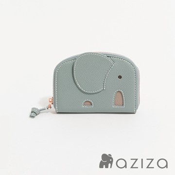 aziza 象型分層零錢包 鬱蔥綠