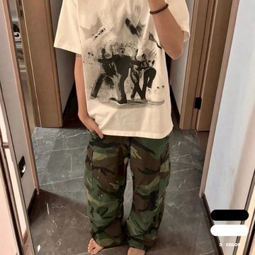【PORY STORE】韓系街頭印花短t 純棉 舒適 韓系 實拍 穿搭 男生 寬鬆短tee 短袖 上衣