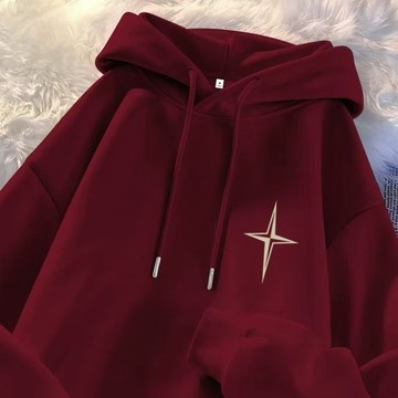 【簡約休閑】連帽衛衣女 美式復古oversize潮牌 潮流hiphop連帽男生女生衣服 帽t 大學t 長袖上衣 1359
