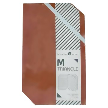 LABRADOR triangle lined 隨手書籤本 W13 H21 cm 108 pages  橘色  1本