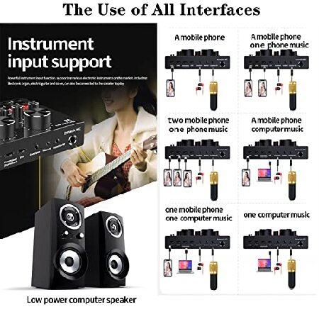 Podcast Equipment Bundle, BM-800 Recording Studio Package with Voice Changer, Live Sound Card Audio Interface for Laptop Computer Vlog Living Broadc