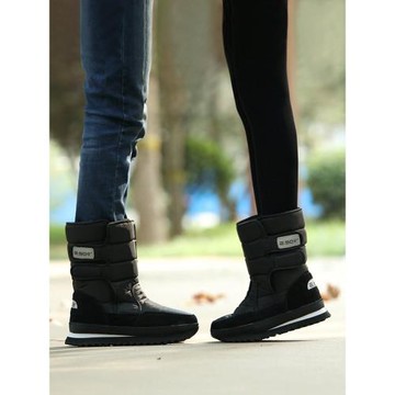 冬季男女中筒棉靴子舒適雪地鞋