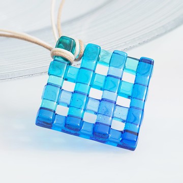 透過玻璃的陽光 (Komorebi [藍天]) 項鍊 [定做]