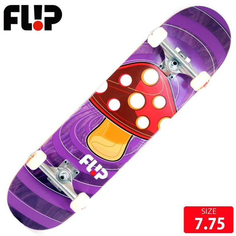 スケボー フリップ コンプリート FLIP POP SHROOM PURPLE DECK 7.75