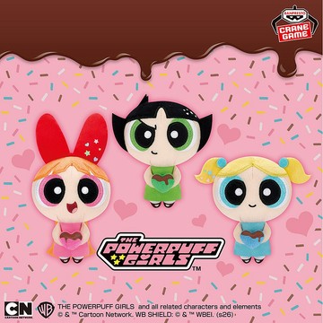 BANPRESTO 飛天小女警 掛飾絨毛 甜點時光