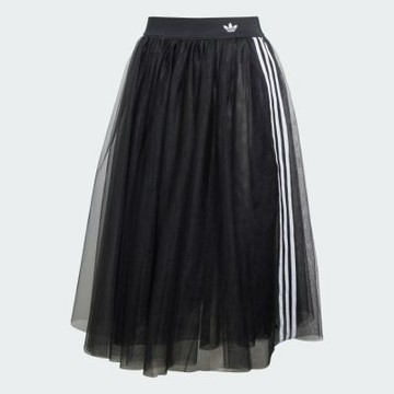 Adidas 愛迪達 Tulle Skirt KS6563 女 長裙 黑 亞版 紗裙 優雅 穿搭單品