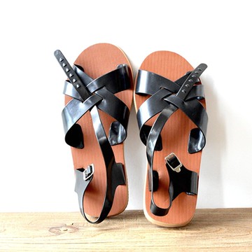 復古泡沫涼鞋男女士輕便軟底中年老爸鞋老式94后懷舊越南橡膠涼鞋