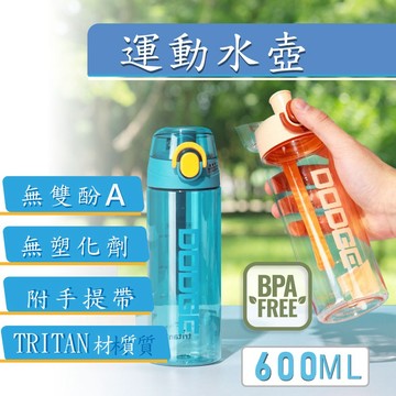 水壺 無塑化劑 600ml 小童水壺 奶瓶材質水壺 直飲水壺 美國tritan材質 道奇 水壺 運動水壺 防摔水壺 無雙