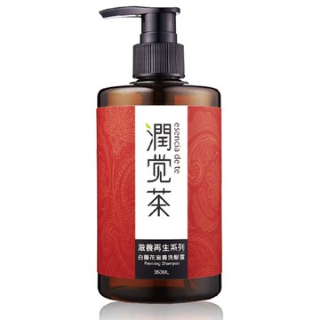 乾性/易斷髮質推薦【茶寶 潤覺茶】白薑花滋養茶籽洗髮露 350ml  高效滋養 穩固髮根  不含矽靈無化學成分 效期：2026/03 nana magic