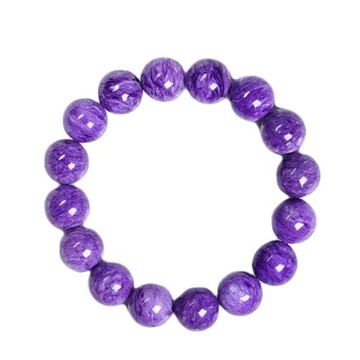 天然水晶手鏈紫龍晶水晶手鏈女查羅石紫龍晶手串送閨蜜生日禮物潮