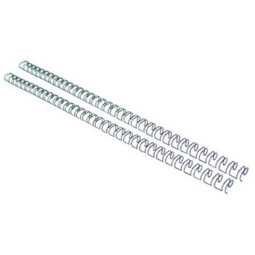 【文具通】裝訂 雙鐵線圈 直徑12.7mm 100入 黑色 K5010072
