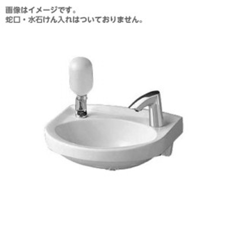 TOTO 平付壁掛手洗器 L30DM パステルアイボリー (#SC1) ※水栓・排水金具別売※ 水石けん用穴あり 通販  LINEポイント最大1.0%GET LINEショッピング