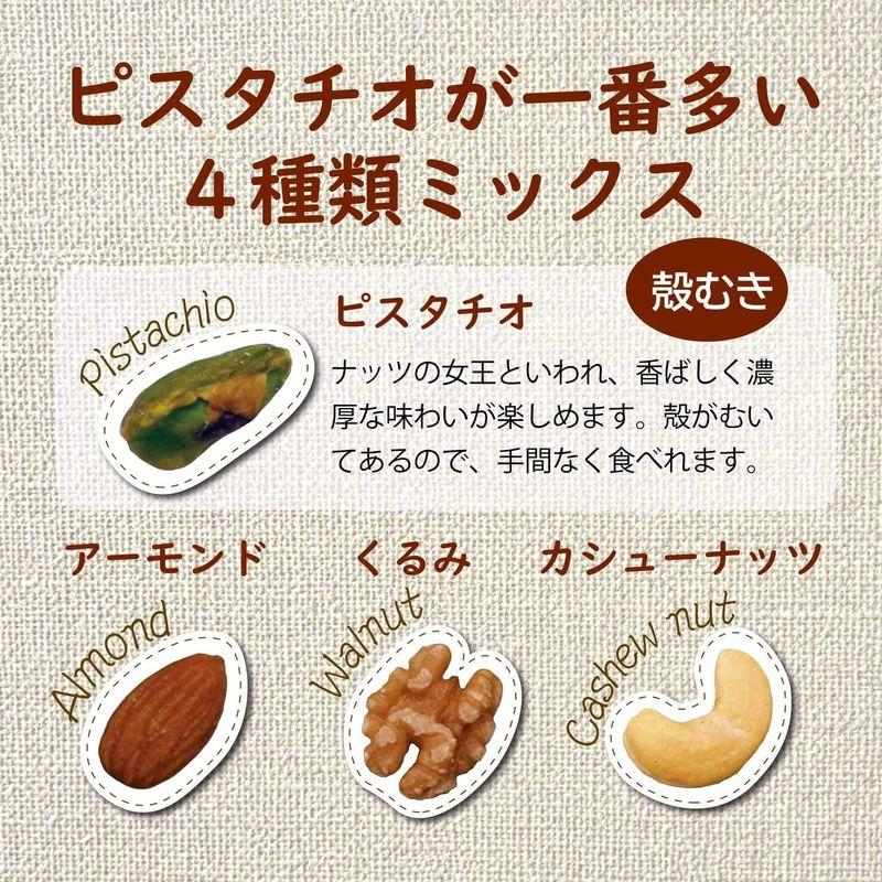 吉田ピーナツ食品 食塩不使用ピスタチオミックス 140g