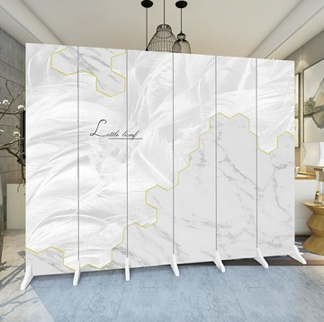 優購生活 北歐屏風隔斷墻客廳折疊移動簡約現代輕奢臥室遮擋家用辦公室雙面屏風櫃 屏風 隔間 客廳 玄關櫃 隔板 屏風架訂製