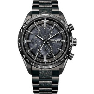 CITIZEN 星辰 HAKUTO-R限定款光動能電波對時萬年曆鈦金屬計時錶/42mm/AT8287-62E