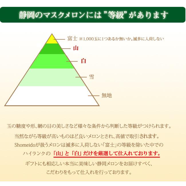 さらに上位★静岡産 クラウンメロン大玉サイズ 2個セット 贈答用化粧箱入り  フルーツ 果物 ギフト マスクメロン メロン