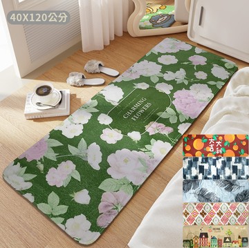 【HOMEMAX】超柔仿羊毛絨防滑地墊-40x120cm-多款任選