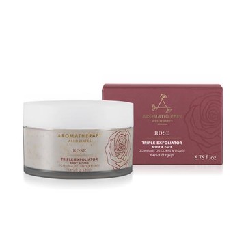 AA 英國皇家芳療 歡沁玫瑰三重磨砂霜 200mL(Aromatherapy Associates)