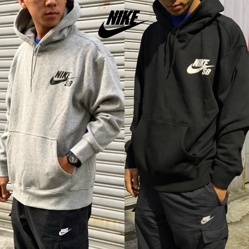 Nike Sb ナイキ アイコン ロゴ エッセンシャル プルオーバー ブラック グレー パーカー ストリート カジュアル スポーツ ジム トレーニング スケートボード 通販 Lineポイント最大0 5 Get Lineショッピング