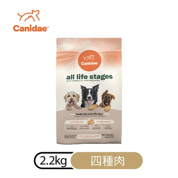 【CANIDAE良善】全齡犬糧 | 四種肉2.2kg