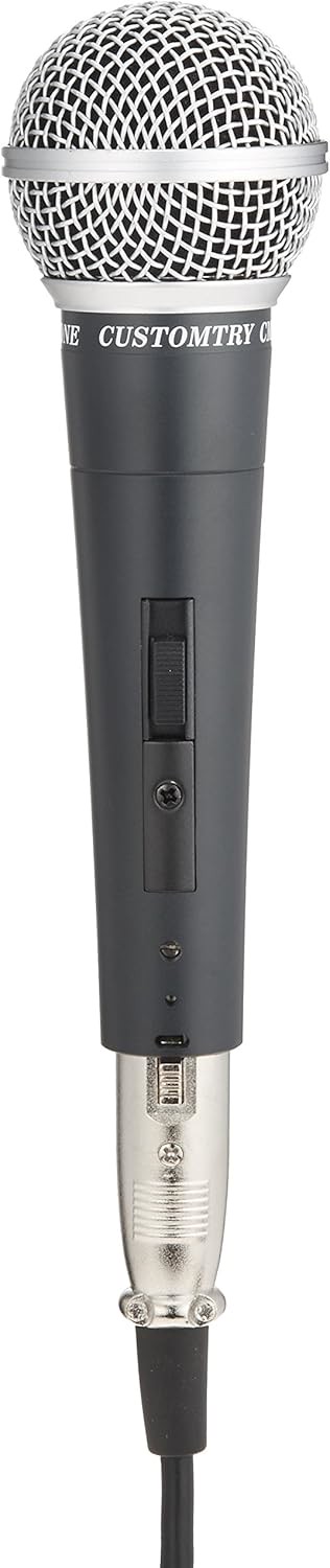 [4東京直購] KC CUSTOMTRY CM-2000 動圈式麥克風-黑 含 5m XLR 轉 1/4 麥克風線 CM2000 Custom Try B000R8KFUU