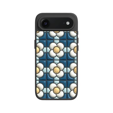 iPhone Air SolidX 黑 - 老屋顏 Old House Face - 泡泡馬賽克-鈕扣行