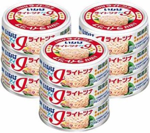 いなば 国産ライトツナアイフレーク かつお油漬 (70g×3缶)×3個