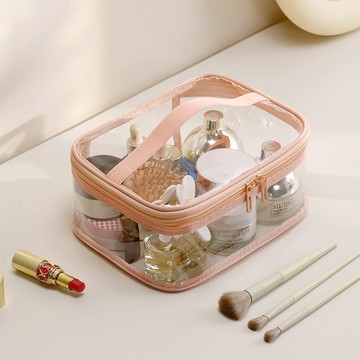 旅行透明化妝包女收納袋ins風超火洗漱品防水小便攜隨身大容量