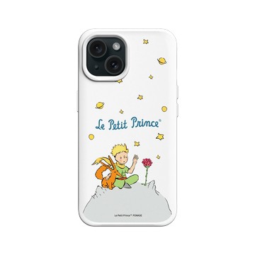 iPhone 15 SolidX 白 - Le Petit Prince 小王子 - 友情系列 - 星空下的對話