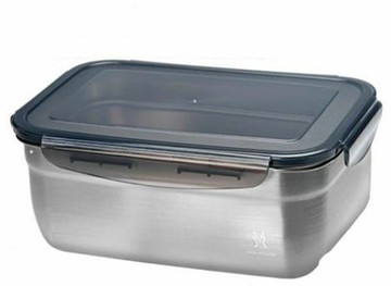 [COSCO代購6] D131193 JVR 不鏽鋼保鮮盒含蓋4件組-方形 1950毫升