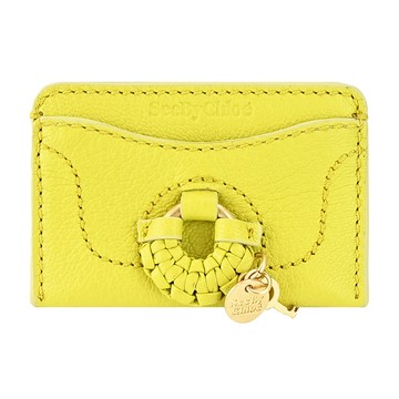 SEE BY CHLOE HANA系列山羊皮卡片夾(黃色)