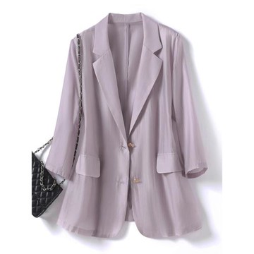 潮牌高端西裝外套女夏季薄款2025新款韓版時尚寬松氣質小西服上衣