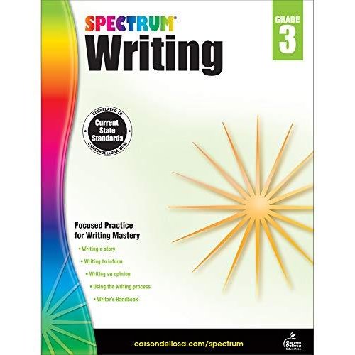 Spectrum Writing Workbook for 3rd Grade?State Standards for Writing Practic