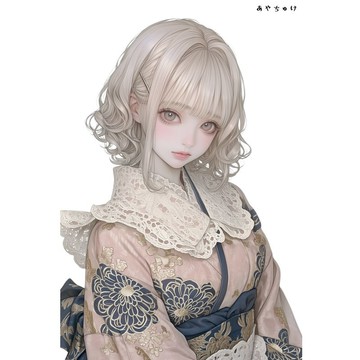 【9 月新作】07-144-0305 人物貼紙 幻想復古浪漫喫茶