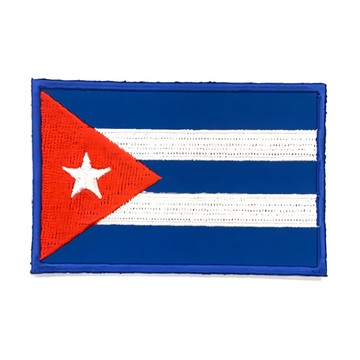 A-ONE 匯旺 古巴國旗刺繡布貼 Set 3 8x5cm  彩色