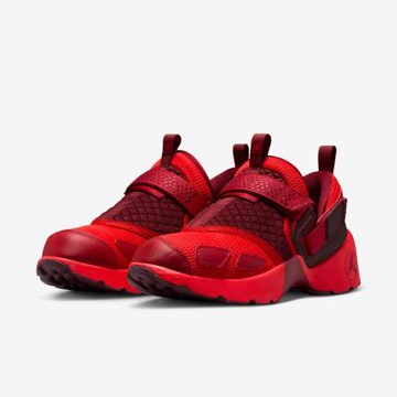 Nike 休閒鞋 Wmns Jordan Trunner LX 女鞋 紅 魔鬼氈 無鞋帶 HQ2164-601
