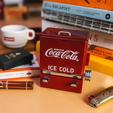 美國Tablecraft個性創意復古可樂牙簽盒自動販賣機造型按壓牙簽筒