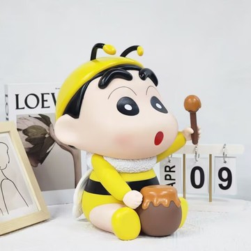 發光大蜜罐小新蠟筆小新手辦大號客廳擺件新之助野原公仔潮玩LC【益三和】可開發票