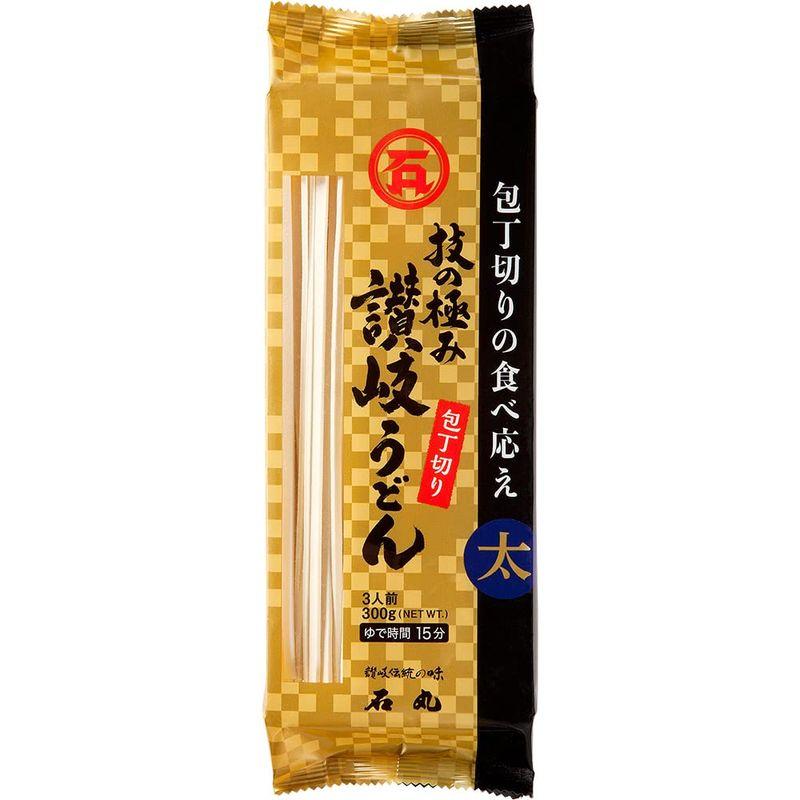 石丸製? 技の極み 讃岐うどん包丁切り 300g×3個