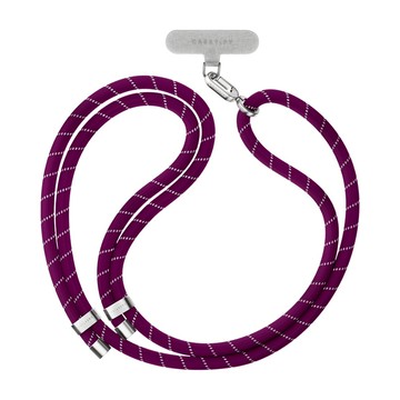 CASETiFY 織繩手機背帶 8mm 附墊片  1個  紫紅色