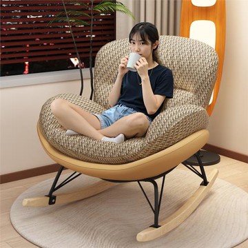 三夢搖搖椅躺椅成人可睡覺單人陽臺家用休閑椅客廳臥室懶人沙發椅