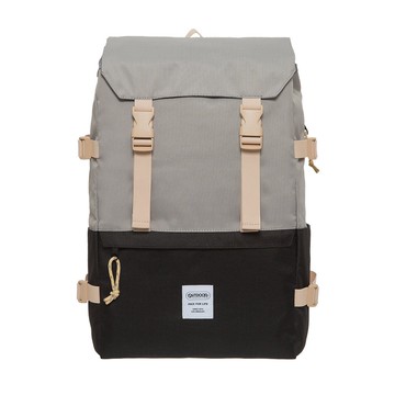 【OUTDOOR】風格前線-後背包-灰/黑色 OD233122GB