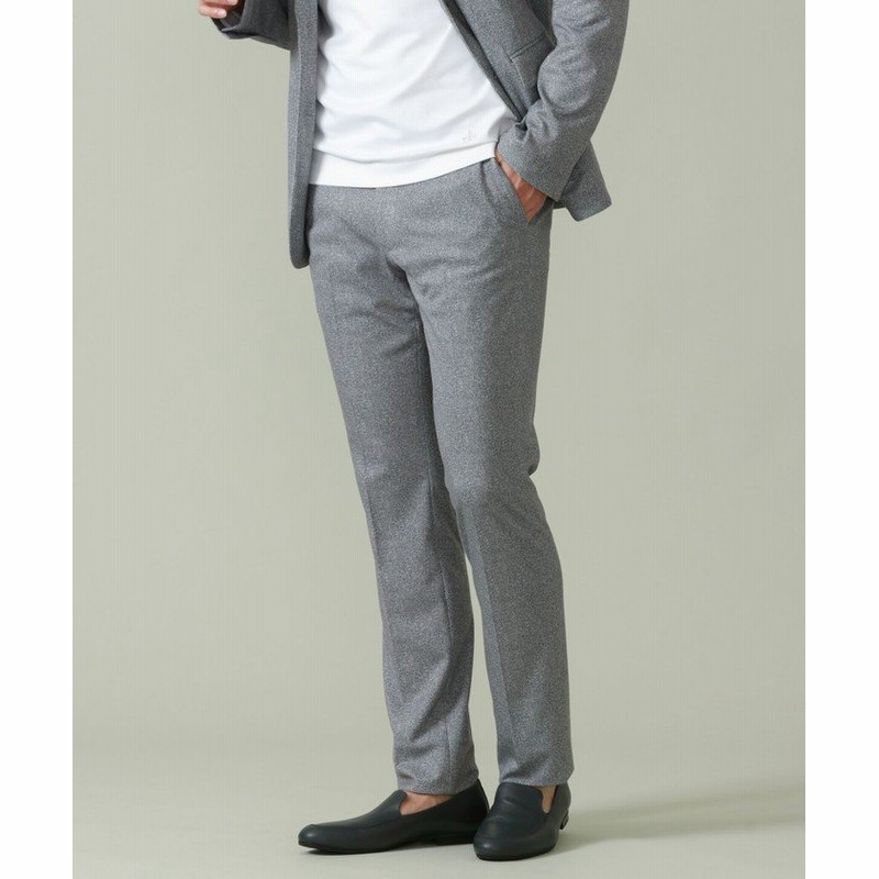 エポカ ウォモ ウォッシャブル プリント セットアップ スーツ ストレッチ