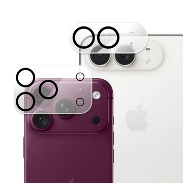 Timo for iPhone Duo /18 /Pro Max /Pro 系列 鏡頭專用 3D立體透明全包覆 高硬度抗刮保護貼