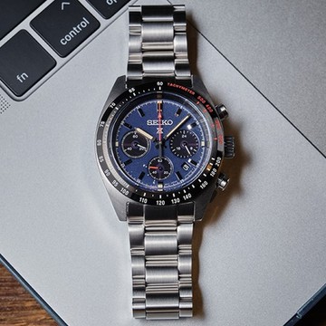 SEIKO精工 PROSPEX SPEEDTIMER三眼太陽能計時腕錶 新年禮物 推薦 送禮 V192-0AF0B/SSC815P1